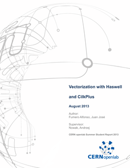 Vectorization with Haswell and Cilkplus