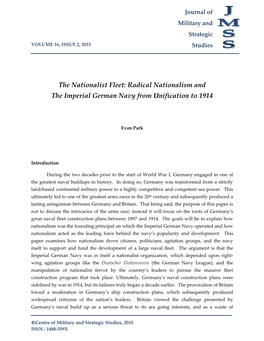The Nationalist Fleet: Radical Nationalism and the Imperial German Navy from Unification to 1914