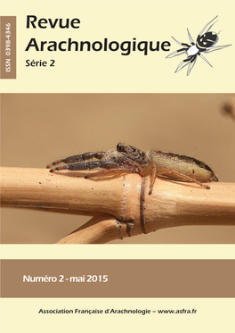 Revue Arachnologique Série 2 ISSN 0398-4346