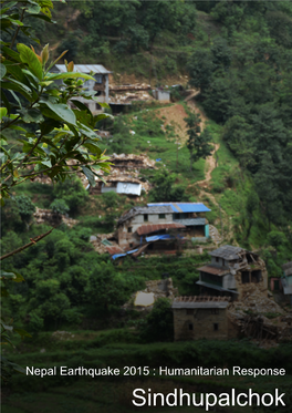 Humanitarian Response Sindhupalchok CONTENTS