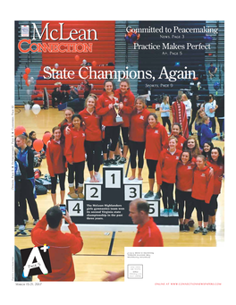 Mcleanmclean News, Page 3 Practice Makes Perfect A+, Page 5 State Champions, Again Sports, Page 9