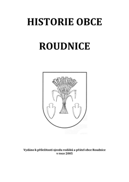 Historie Obce Roudnice