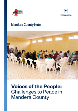 Challenges to Peace in Mandera County