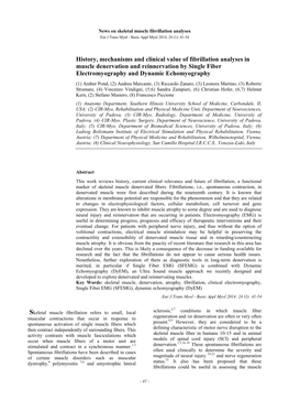 History, Mechanisms and Clinical Value of Fibrillation Analyses In