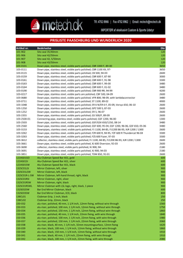 Prisliste 2020 Paaschburg.Xlsx