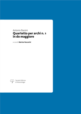 Bazzini Quartetto Per Archi N