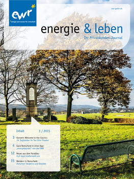 2015/3 Energie & Leben Privatkundenjournal