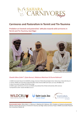 Carnivores-And-Pastoralism-In-Niger-Termit-Tin-Toumma-Reserve-Nov-2013.Pdf