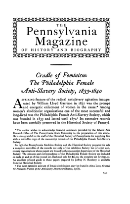 Pennsylvania Magazine of HISTORY and BIOGRAPHY