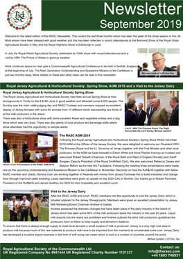 Newsletter September 2019