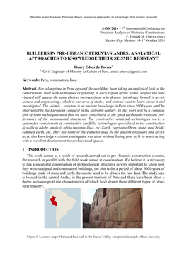 Analytical Approaches to Knowledge Their Seismic Resistant