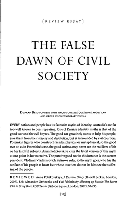 The False Dawn of Civil Society