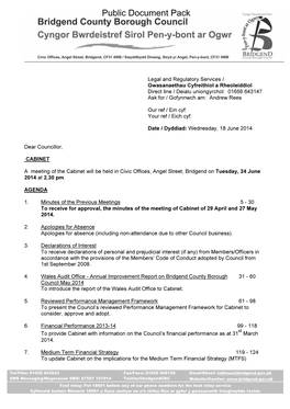 (Public Pack)Agenda Document for Cabinet, 24/06/2014 14:30