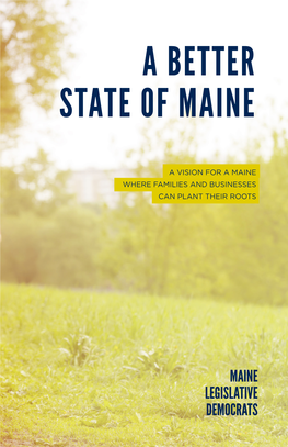 A Better State of Maine