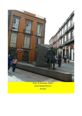 Temas De Sociología Política Javier Sánchez Herrera (Coord.)