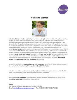 Valentine Warner