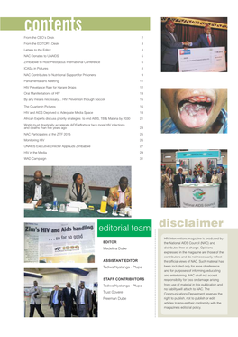 NAC HIV Intervention Bulletin First Edition 2015