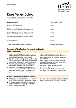 Ofsted Report February 2016