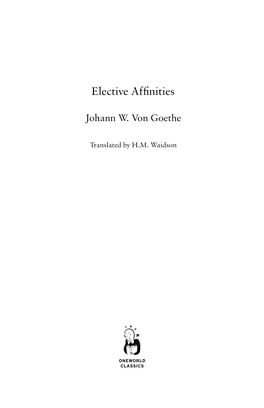 Elective Affinities