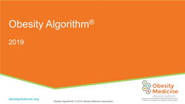 Obesity Algorithm®