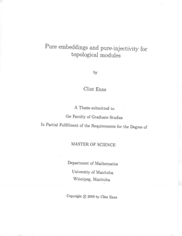 Topological Modules