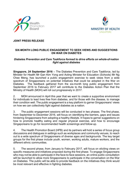 Joint Press Release