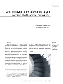 Synchronicity: Relations Between the Jungian Work and New Theoretical Propositions
