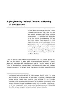 (Re-)Framing the Iraqi Terrorist in Howling in Mesopotamia