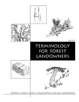 Terminology for Forest Landowners