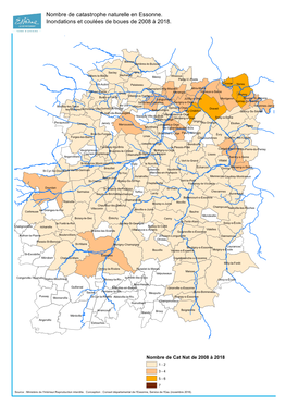 Inondations Et Coulées De Boues De 2008 À 2018