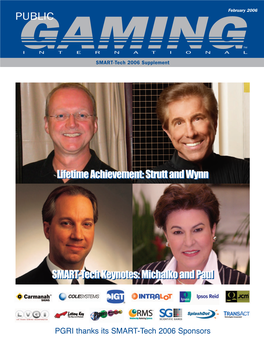 PUBLIC Lifetime Achievement: Strutt and Wynn SMART-Tech Keynotes
