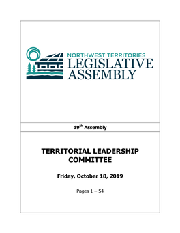 Territorial Leadership Committee