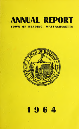 Town of Reading Massachusetts Annual Report