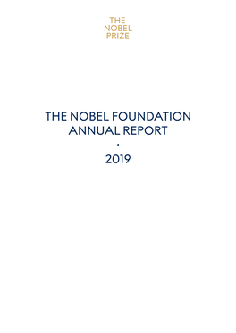 The Nobel Foundation Annual Report 2019