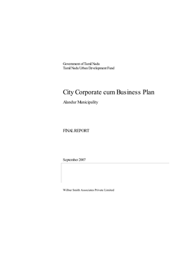 City Corporate Cum Business Plan