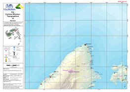 Fiji: Cyclone Winston- Topographical