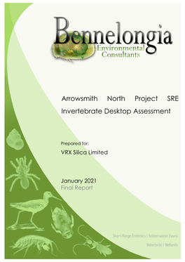 SRE Invertebrate Desktop Assessment.PDF