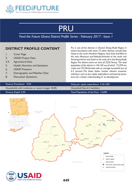 Feed the Future Ghana District Profile Series - February 2017 - Issue 1