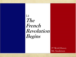 French Revolution Begins