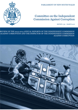 Committee on the Independent Commission Against Corruption