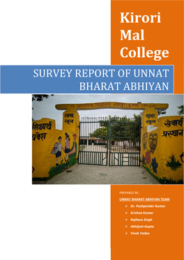 Survey Report of Unnat Bharat Abhiyan