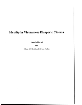Identity in Vietnamese Diasporic Cinema