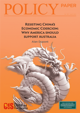 Resisting China's Economic Coercion: Why America Should