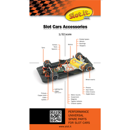 Performance Universal Spare Parts for Slot Cars Scalextric Pcr