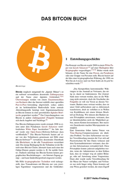 BITCOIN BUCH Bitcoin