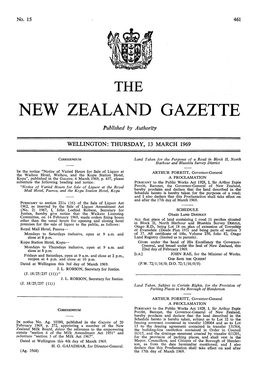 No 15, 13 March 1969