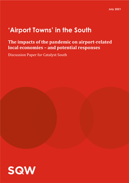 'Airport Towns' in the South