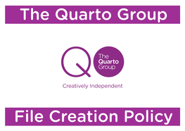 Quarto Group File Creation Po