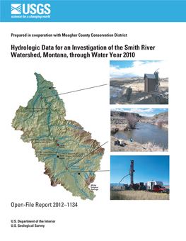 Hydrologic Data for an Investigation of the Smith River Watershed, Montana, Through Water Year 2010