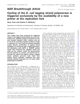 Nucleic Acids Res. 42, 1747-1756